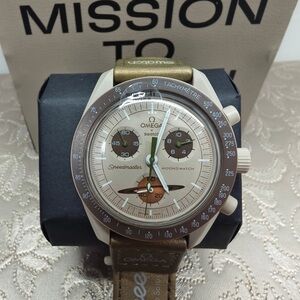 Swatch X Omega Moonswatch Mission To The Saturn Watch